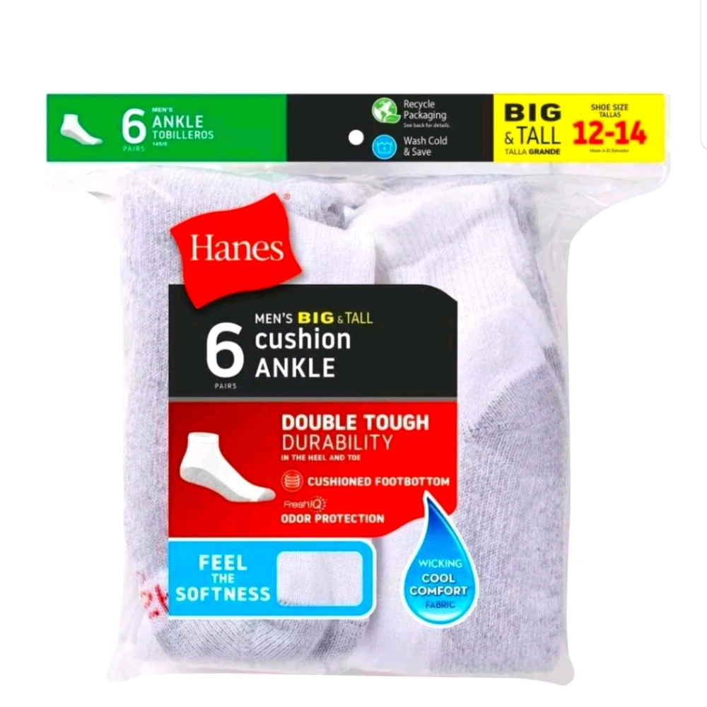 Mens Hanes Socks - Picture 1 of 2